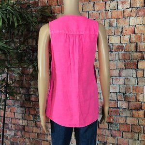 Lilly Pulitzer Tops - Lilly Pulitzer Bright pink Linen Tank top XS Lilly Pulitzer Tops - Lilly Pulitzer Bright pink Linen Tank top XS